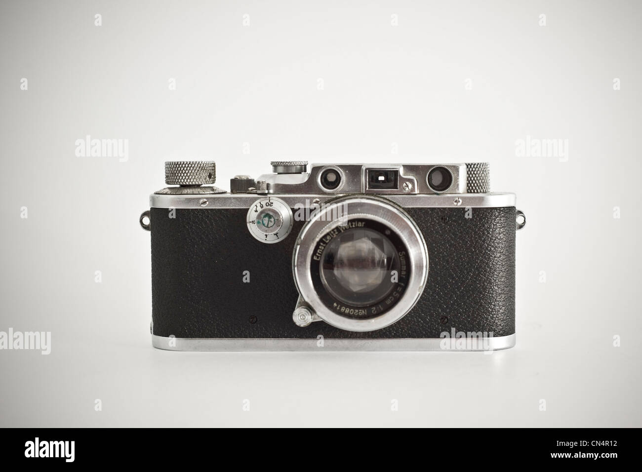 Classic vieja cámara Leica III Foto de stock
