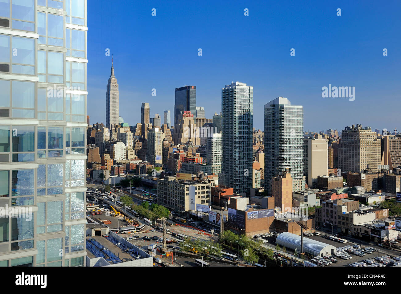 Estados Unidos, Nueva York, Manhattan, Midtown y el Empire State Building. Foto de stock