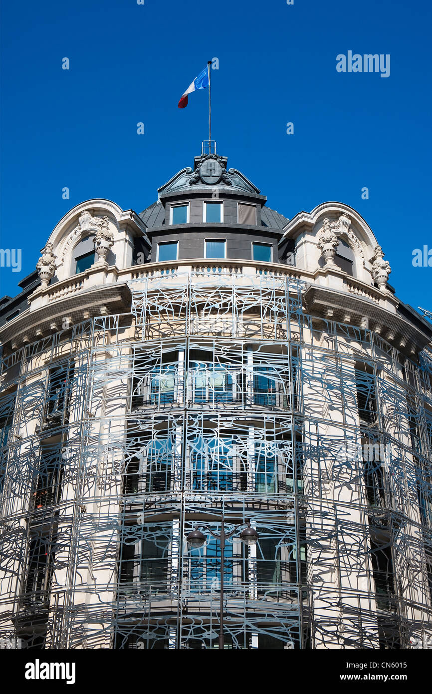 Francia, Paris, Minstry de la cultura y de la comunicación por parte de los arquitectos Francisco Soler y Frédéric Druot Foto de stock