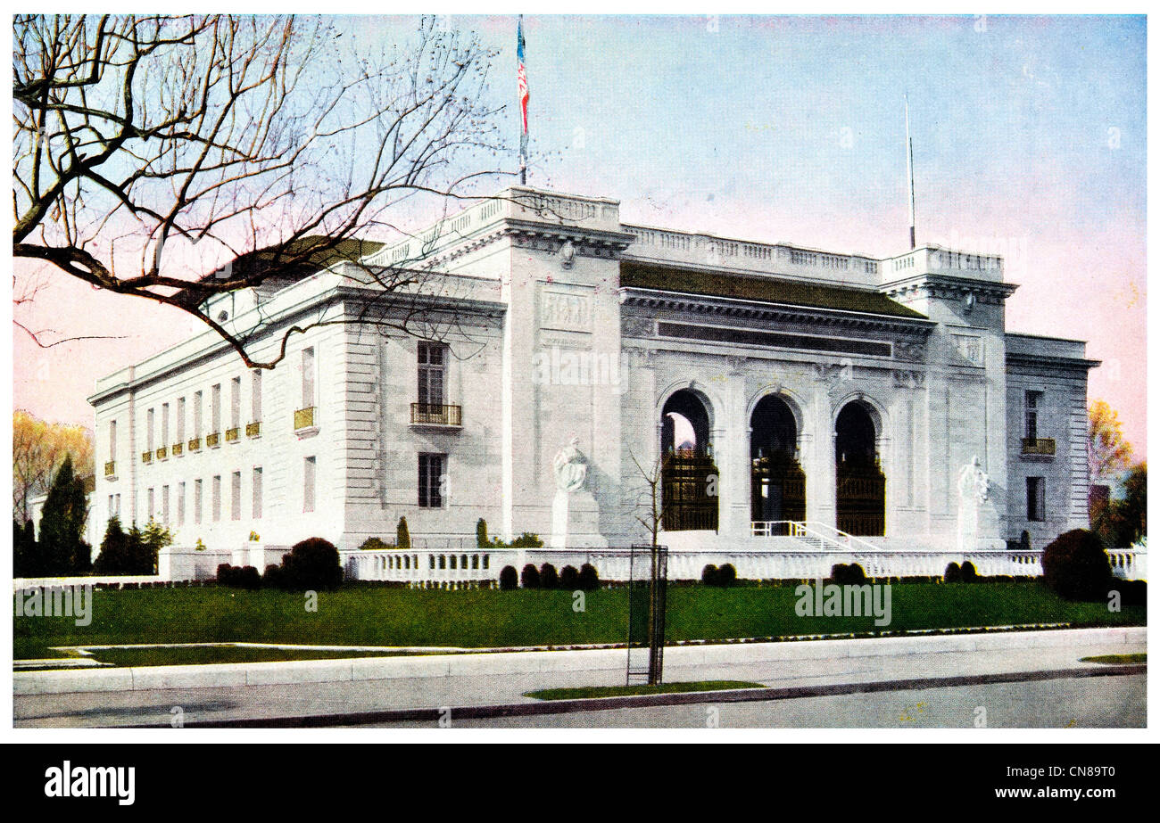 Publicado por primera vez en 1915, la Unión Panamericana C Street NW 17th Street NW Constitution Avenue, NW. Washington, D.C. Foto de stock