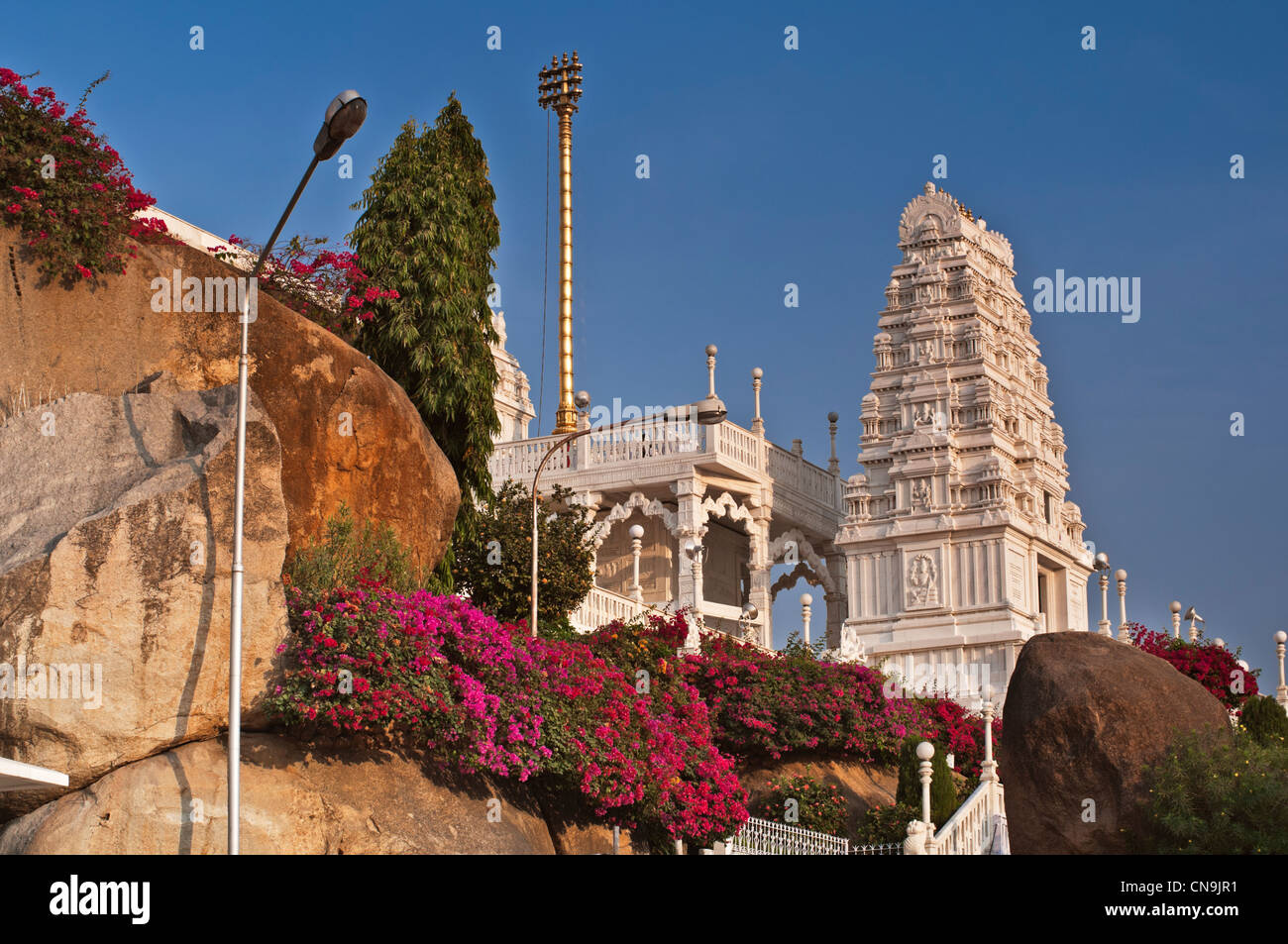 Birla Mandir templo hindú Hyderabad India Foto de stock