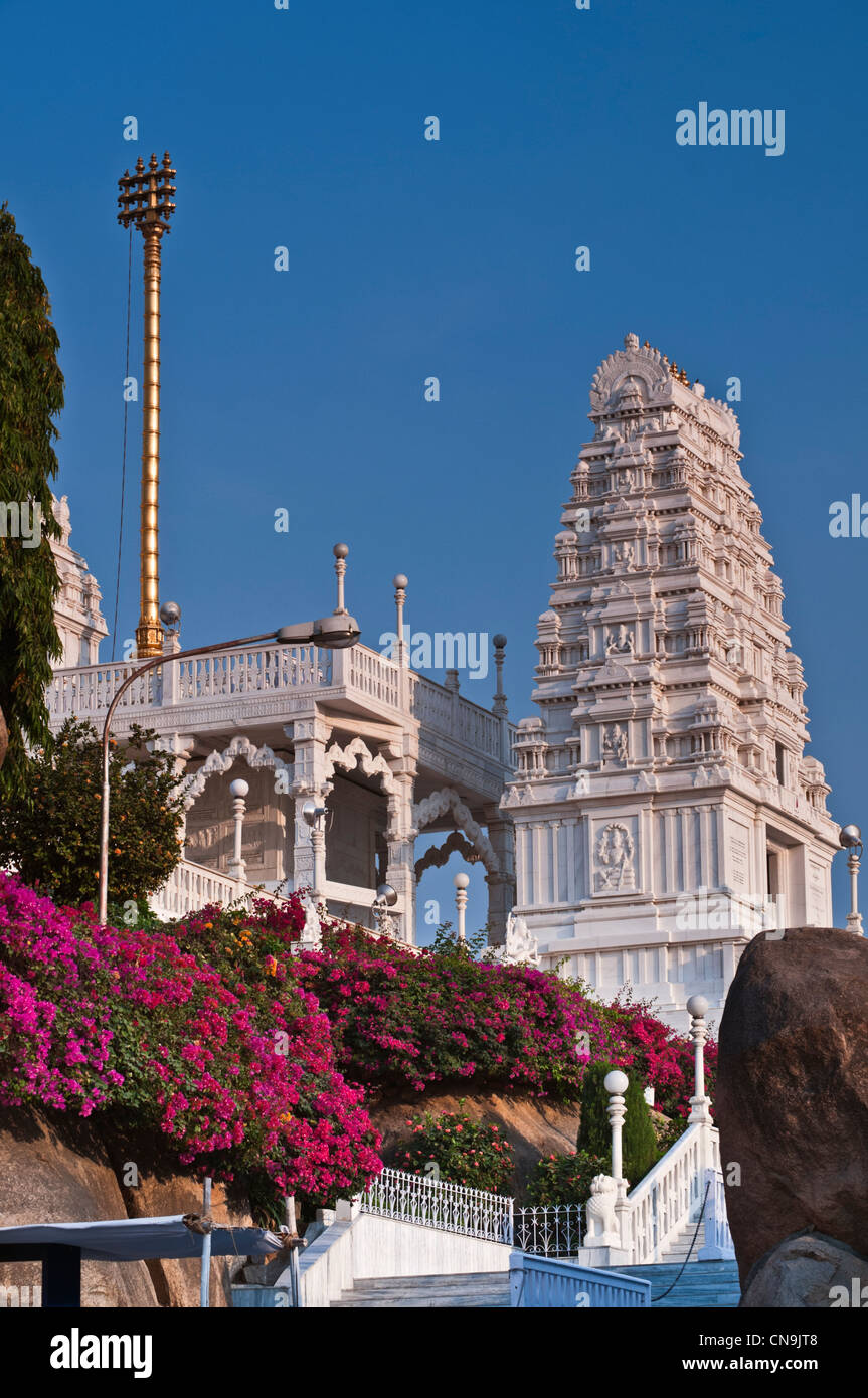Birla Mandir templo hindú Hyderabad India Foto de stock