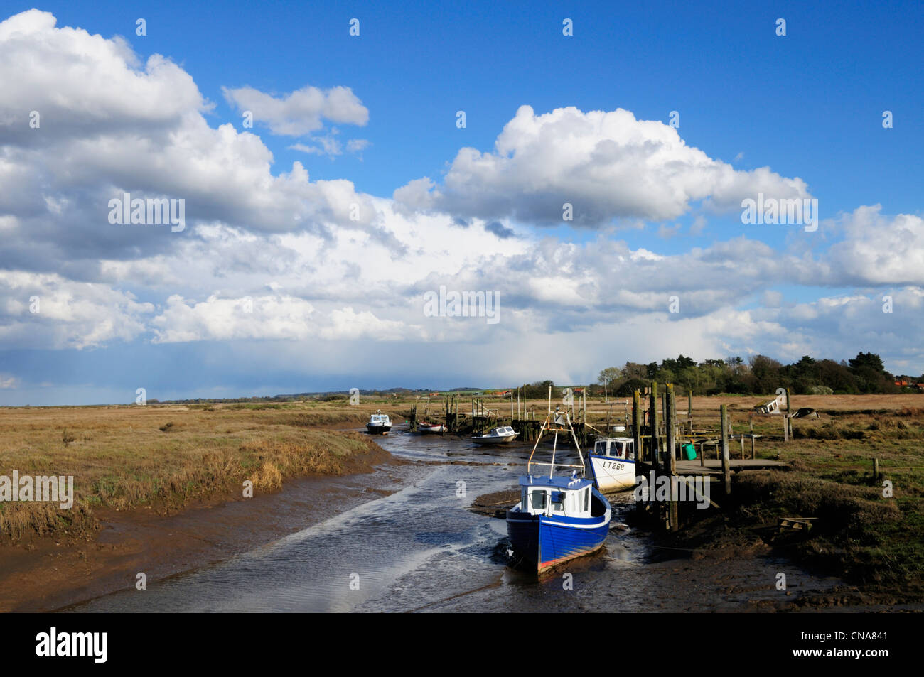 Puerto Thornham Norfolk, Inglaterra, Reino Unido. Foto de stock