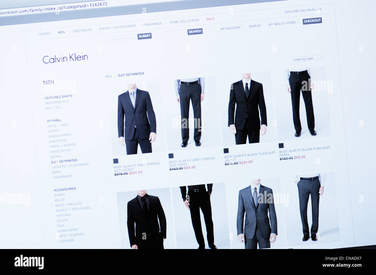 Calvin Klein vestidos website Fotografía de stock - Alamy