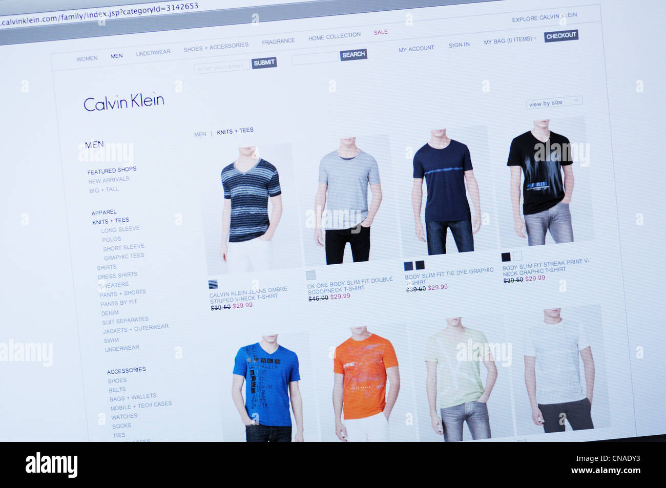 website of calvin klein