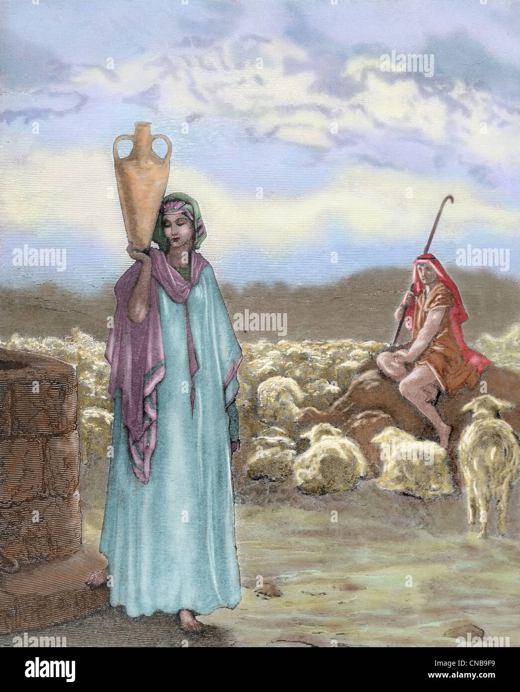 Antiguo Testamento. Libro de Génesis. Jacob en la casa de su tío Labán