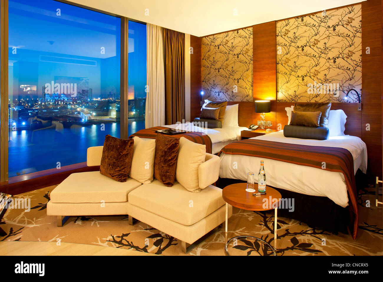 Abu Dhabi , Hotel Fairmont Foto de stock