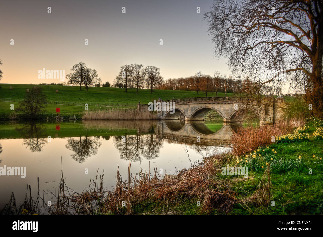 Compton Verney HDR Panorama Foto de stock