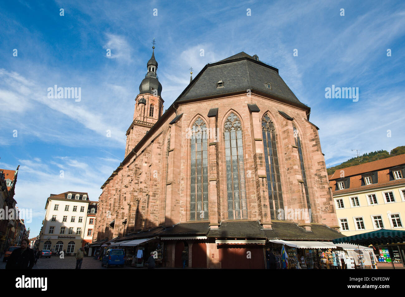Iglesia del Espíritu Santo (Espíritu) en el casco antiguo de Heidelberg, Alemania Fotografía de stock - Alamy Iglesia del Espíritu Santo (Espíritu) en el casco antiguo de Heidelberg, Alemania Fotografía de stock - Alamy
