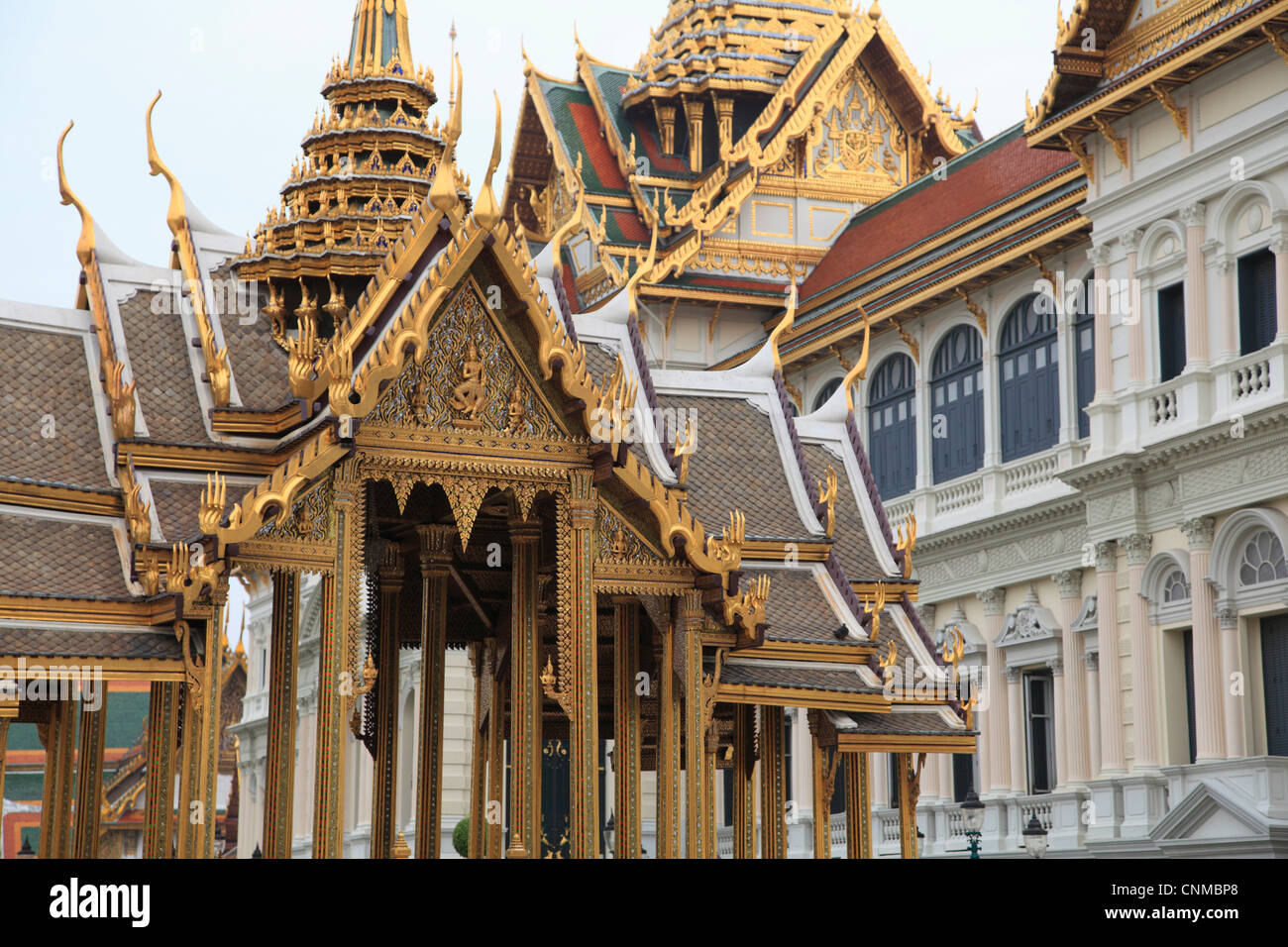 El Grand Palace, Bangkok, Tailandia, el sudeste de Asia, Asia Foto de stock