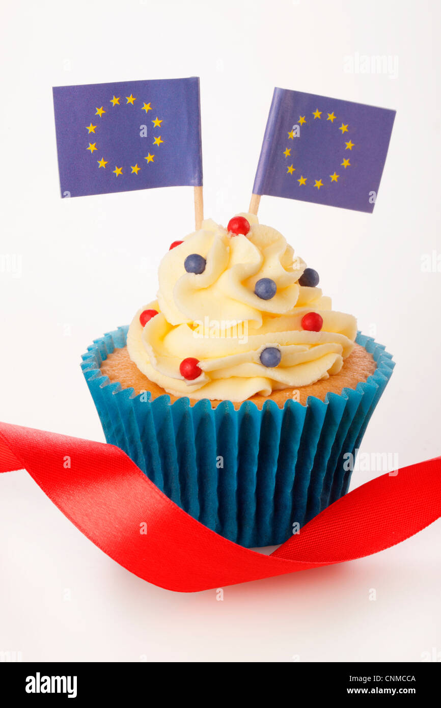 Unión Europea CUPCAKE Foto de stock