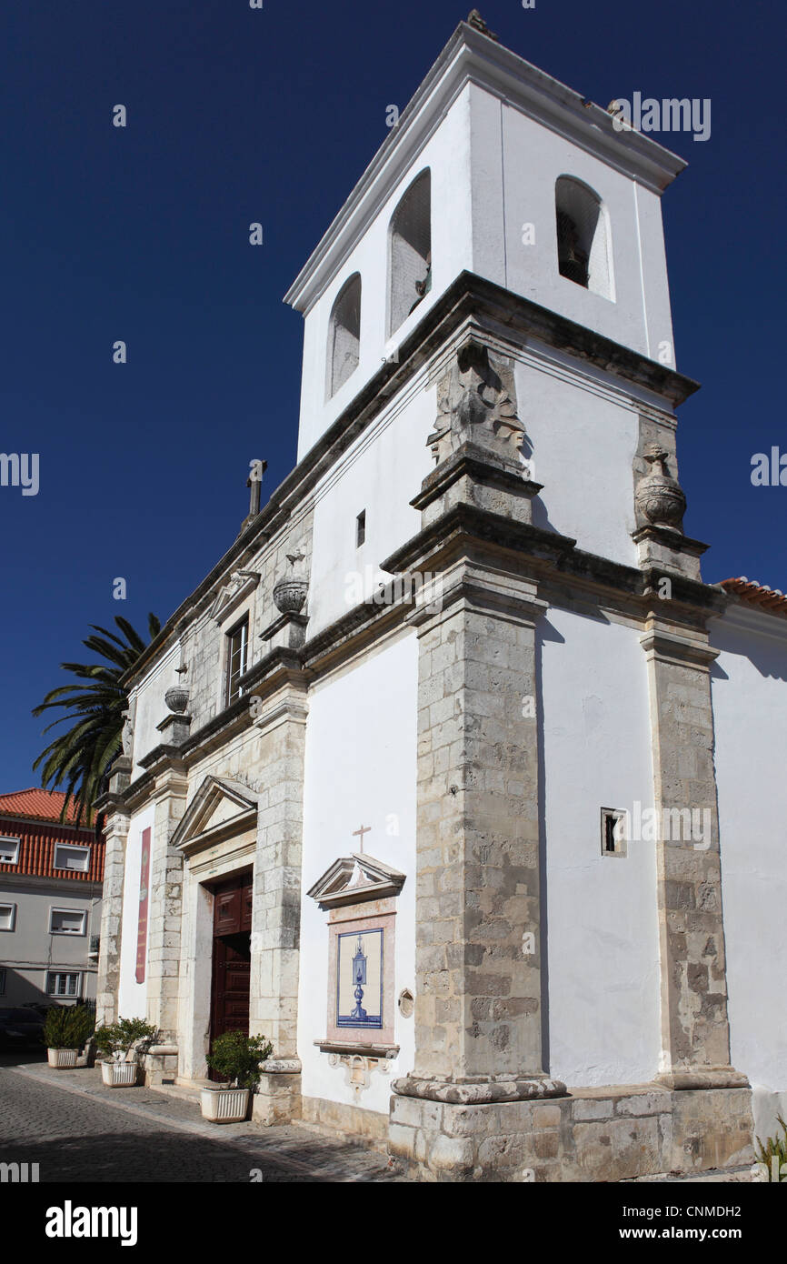 La Iglesia de San Stephen (Santuario del Santísimo Milagro), un importante centro de peregrinación, Santarém, Ribatejo, Portugal, Europa Foto de stock