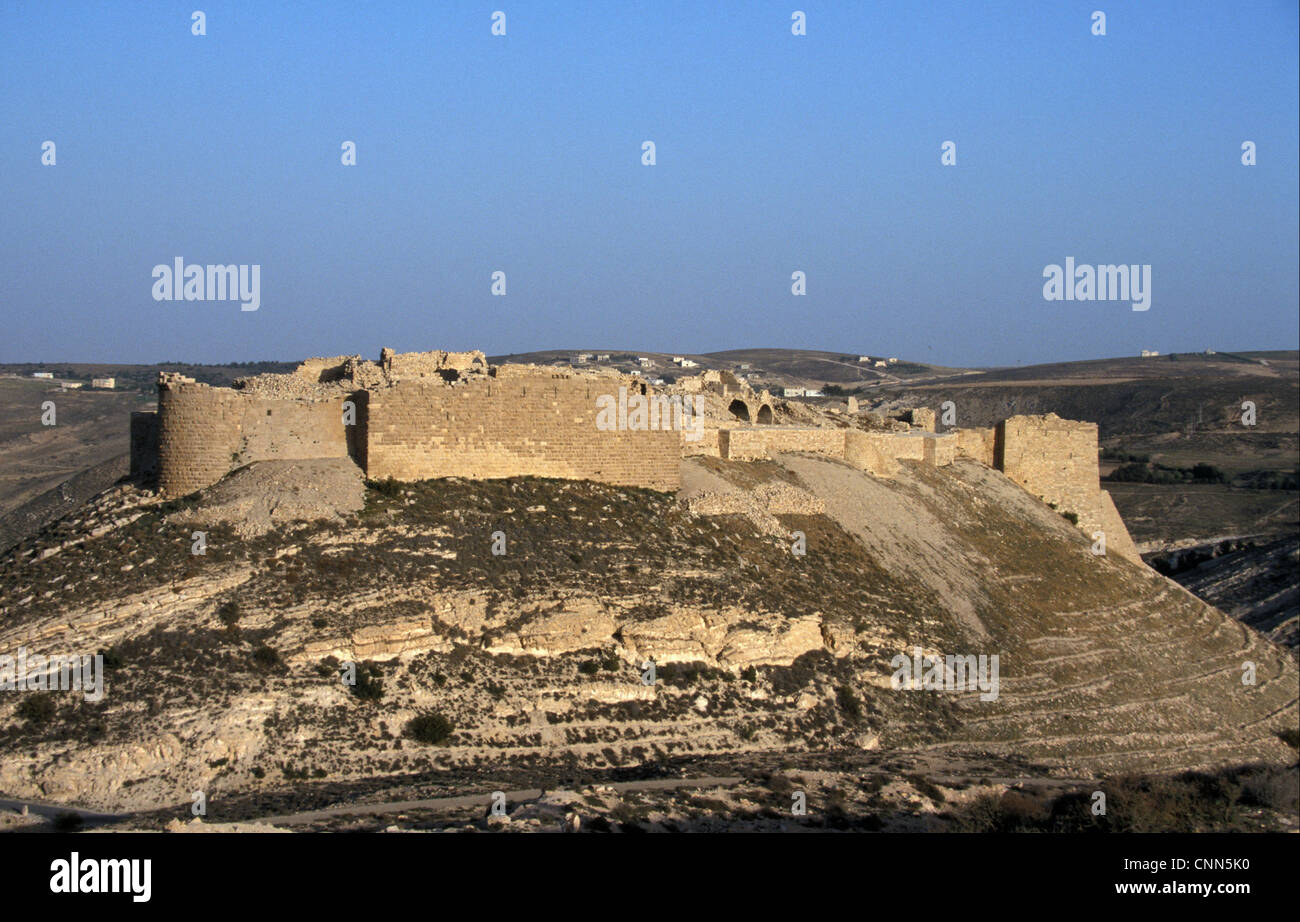 Oriente East-Jordan Castillo Shobak: Jordania Fotografía de stock - Alamy
