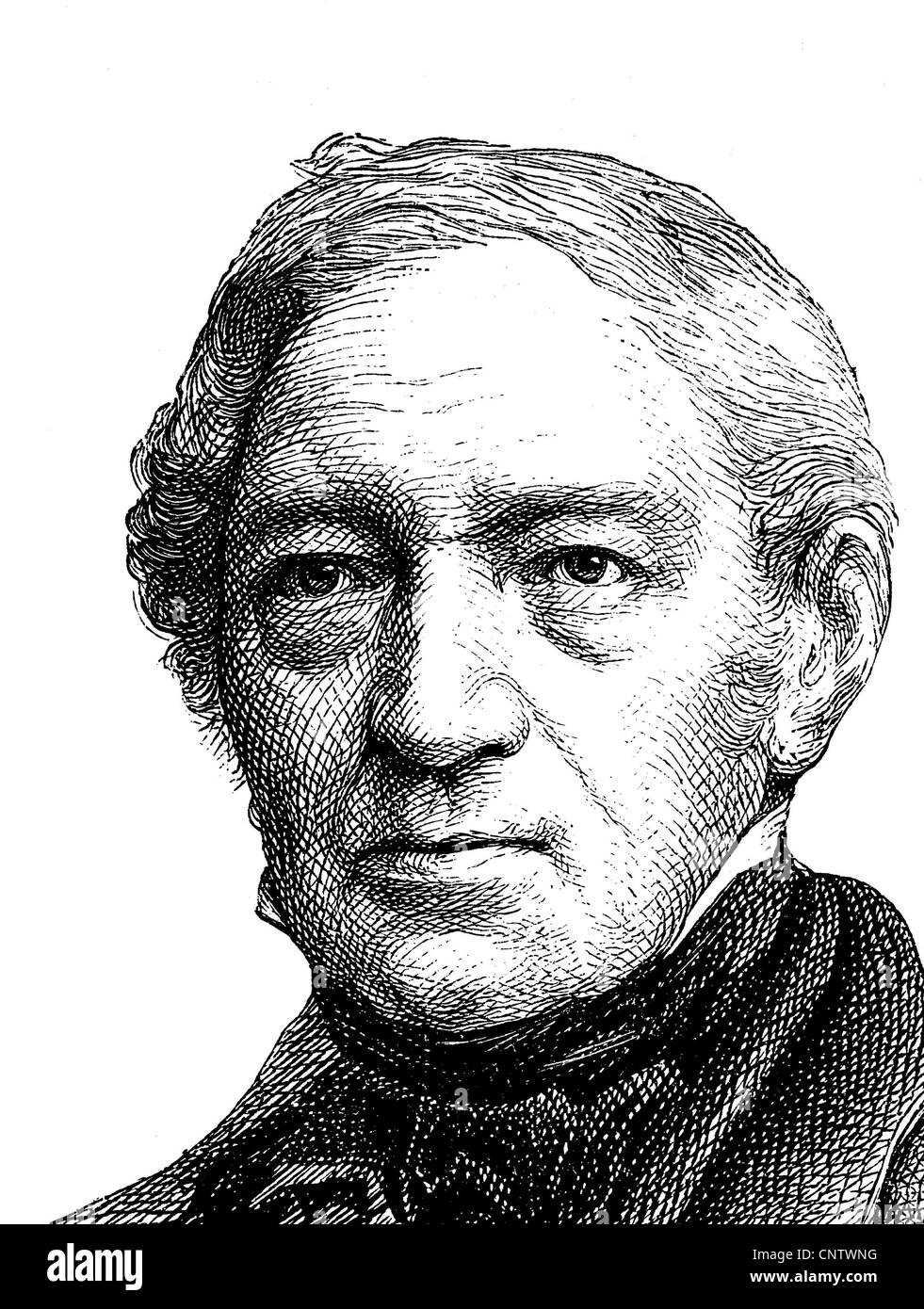 Martin Hinrich Carl Lichtenstein, 1780-1857, un médico alemán, explorador y zoólogo, la Sociedad Geográfica de Berlín, histórico Foto de stock