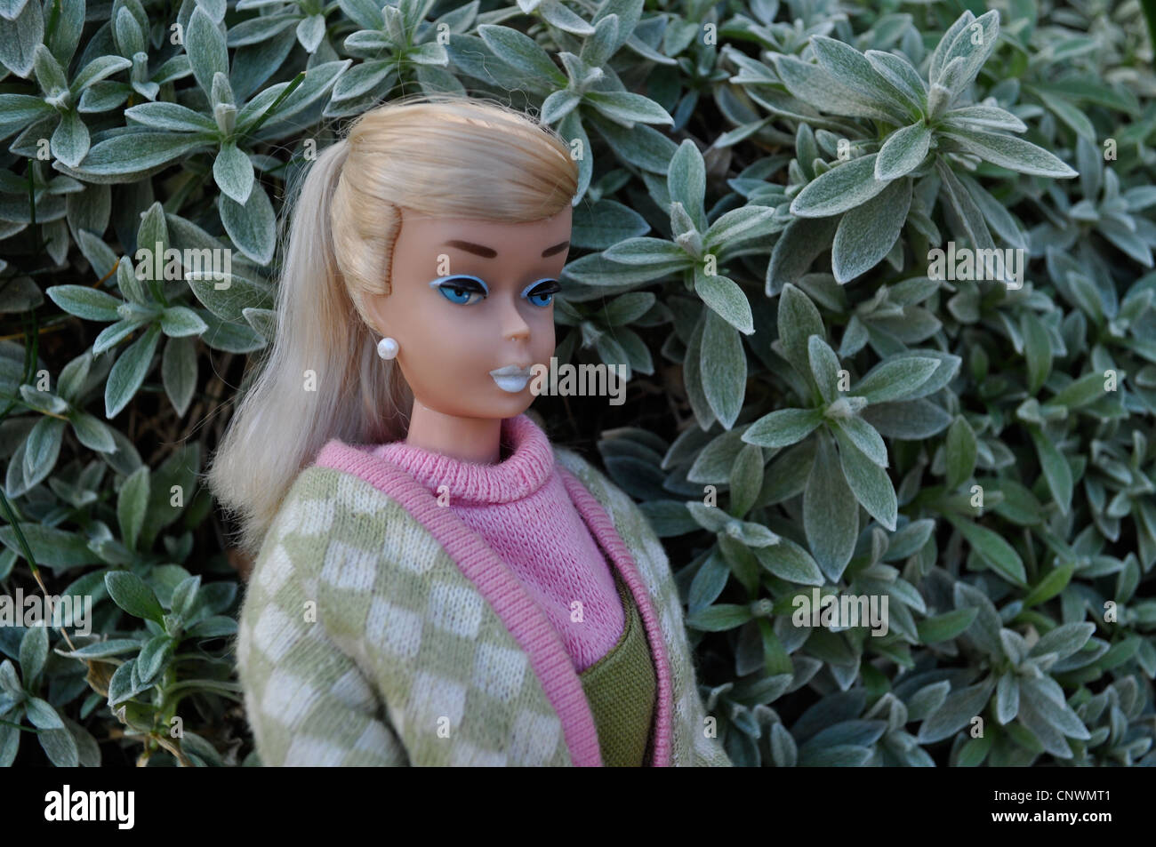 Platinum ponytail swirl vintage muñeca Barbie desfile de moda caniche modelado a partir de 1964, por Mattel, fabricado en Japón Fotografía de stock - Alamy