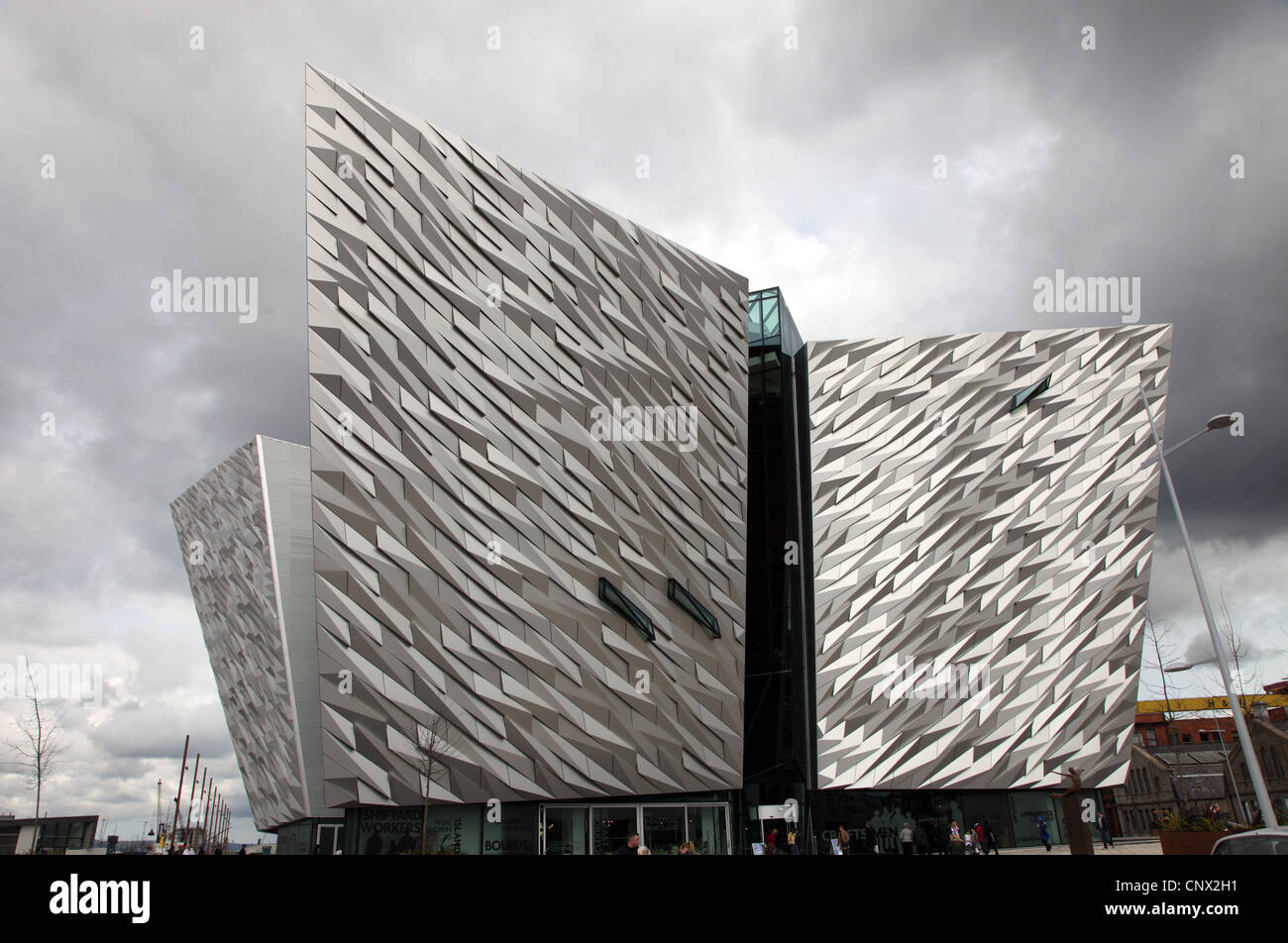 Titanic Belfast, Irlanda del Norte Foto de stock