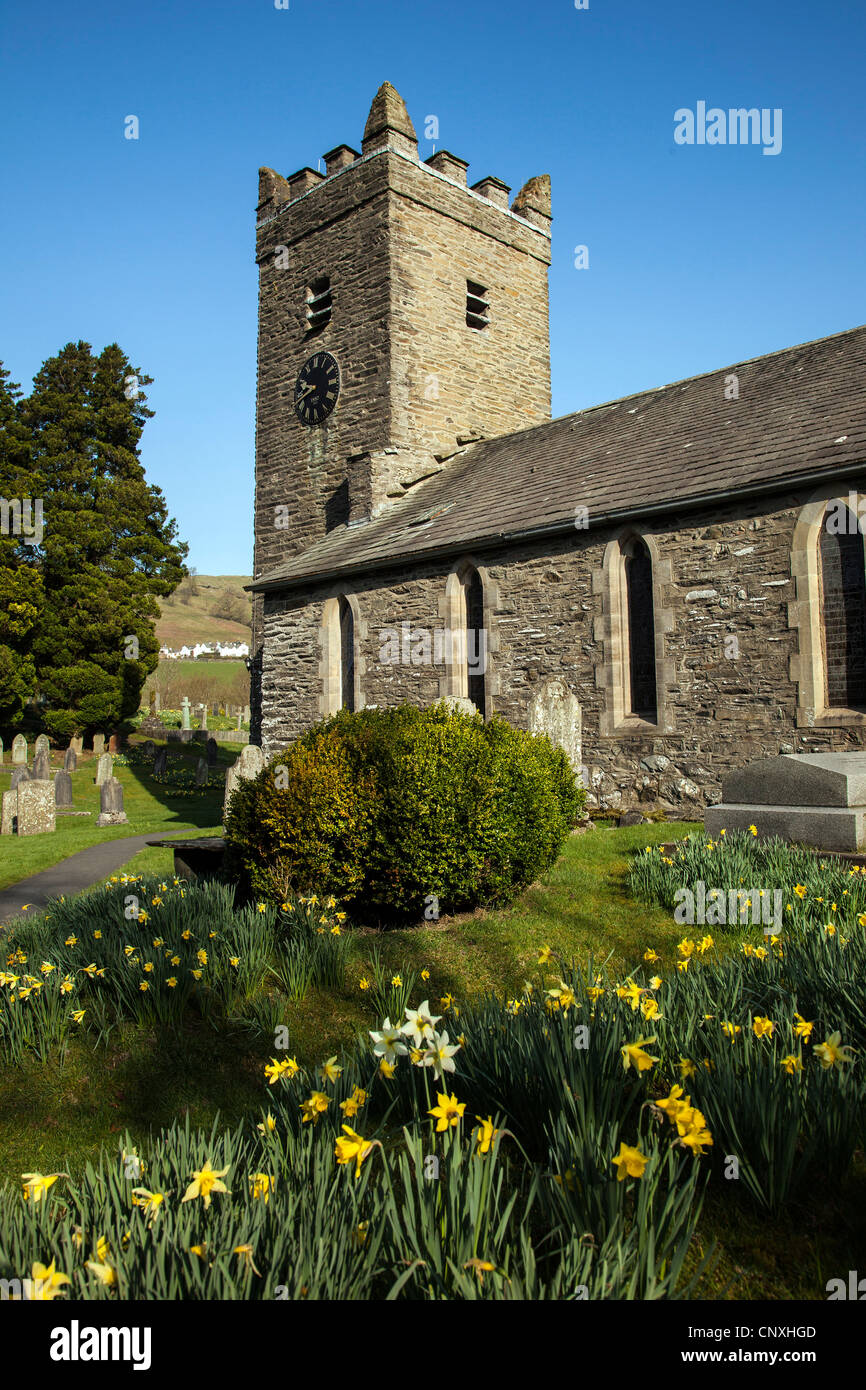 Iglesia de Jesús, Troutbeck, Lake District National Park, Cumbria Foto de stock
