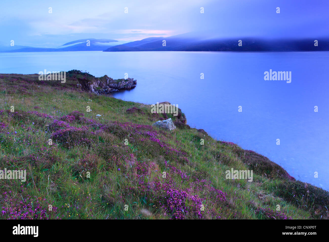 El paisaje de la costa de Escocia, Reino Unido, Escocia Foto de stock