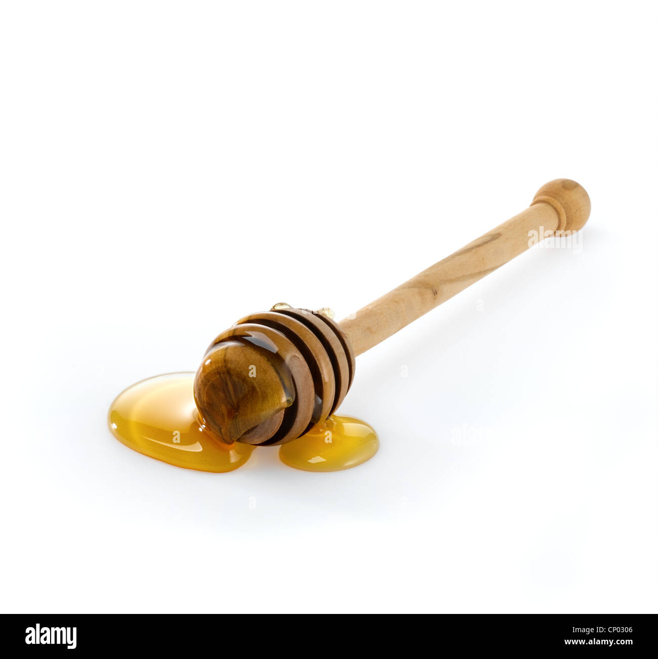 Cuchara de miel Foto de stock