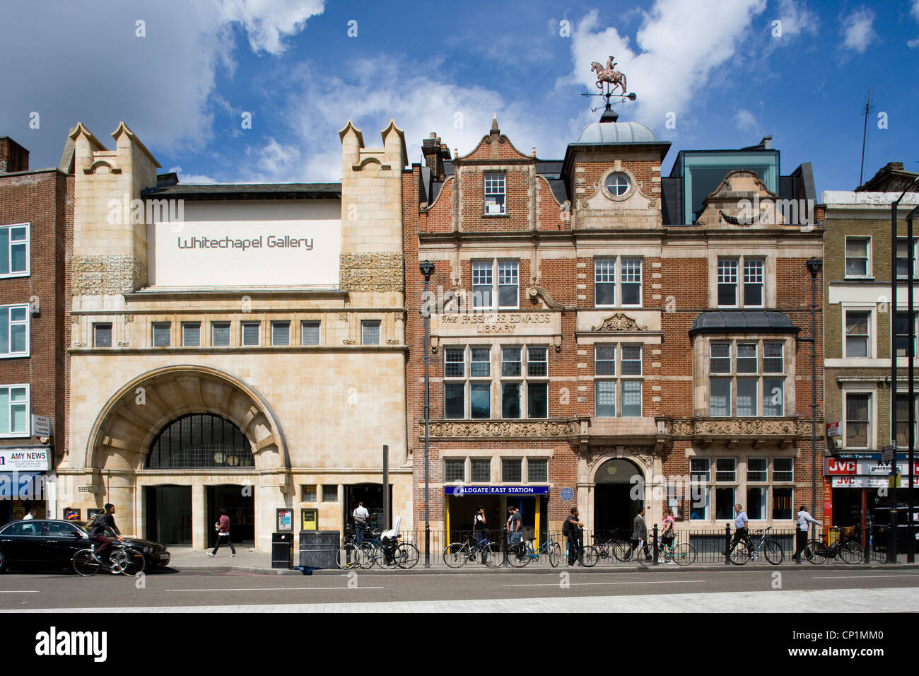 La Whitechapel Art Gallery, Londres, Inglaterra. Foto de stock