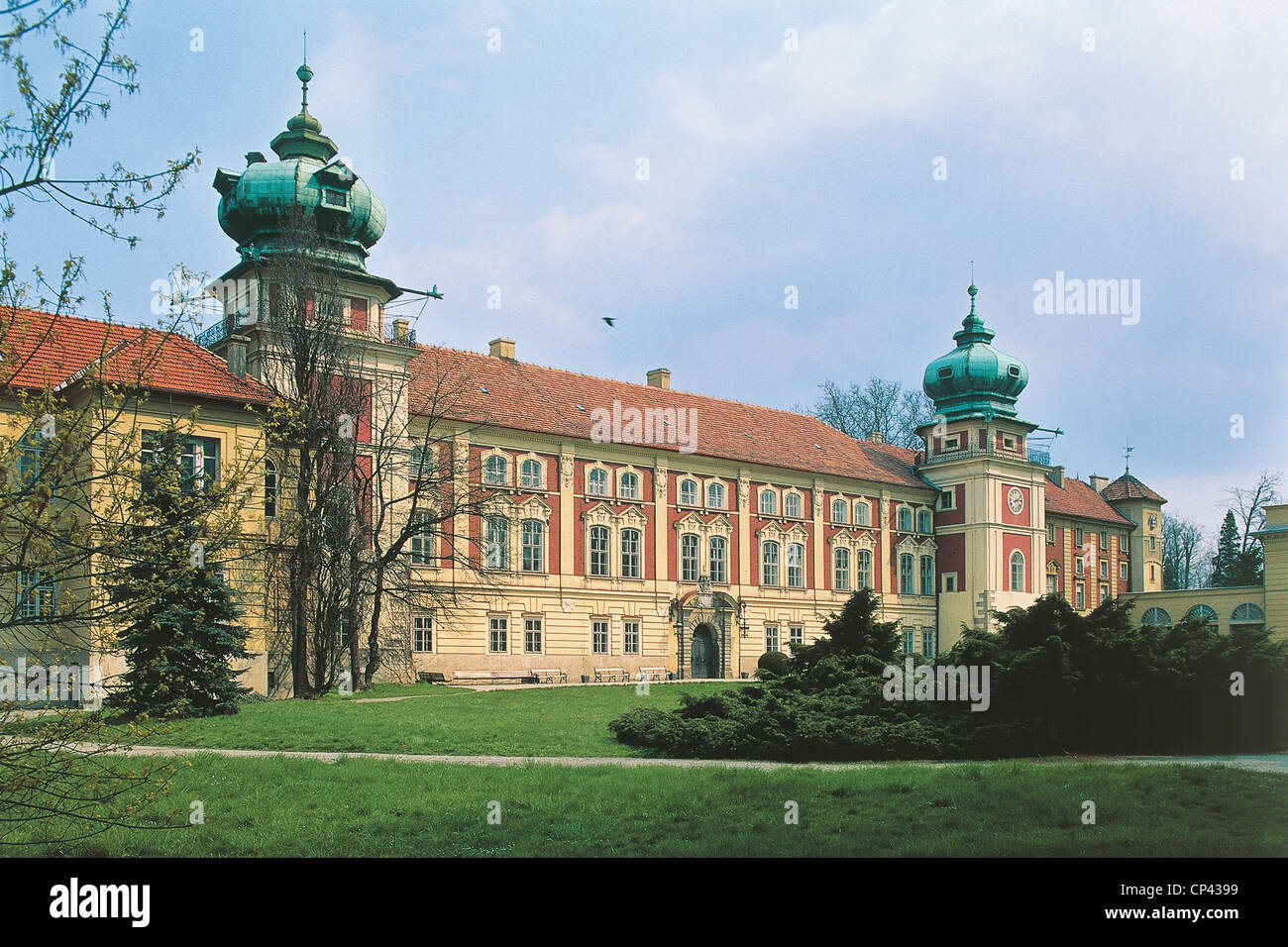 Polonia Lancut. Palacio Lubomirski (siglo XVII) Foto de stock