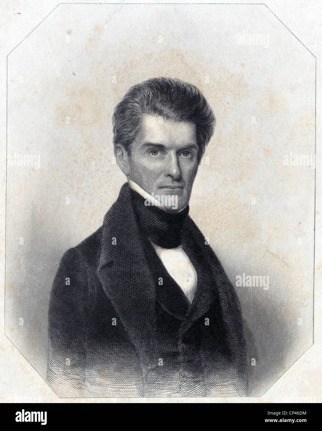 John C. Calhoun, 1830s Foto de stock