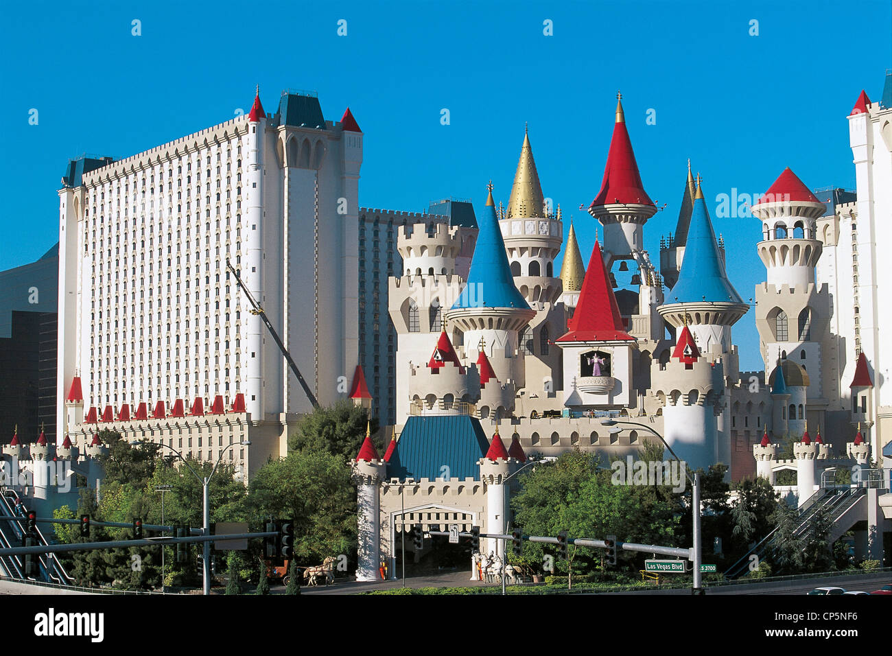 Estados Unidos - Nevada - Las Vegas. El Excalibur Hotel y Casino MGM Mirage  de cadena Fotografía de stock - Alamy