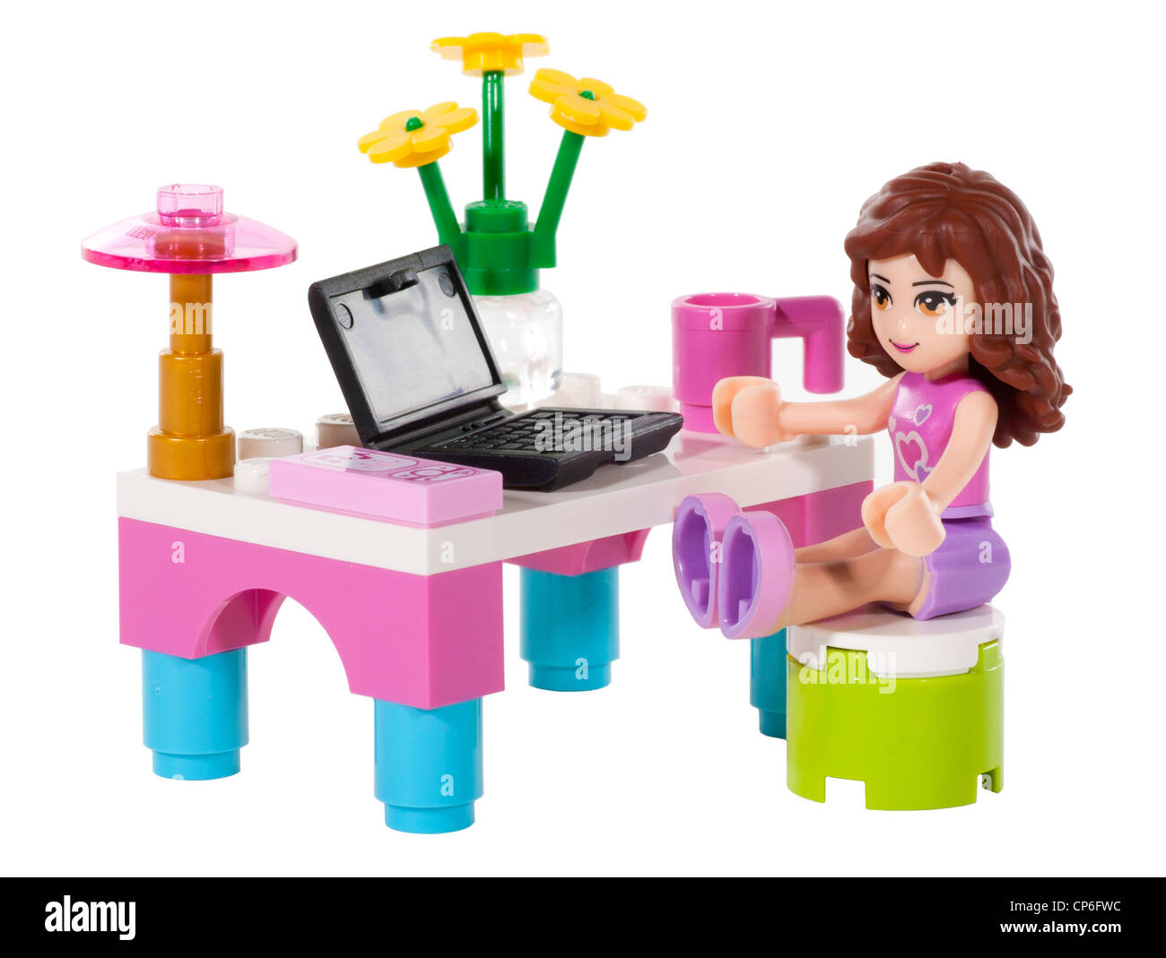 Olivia de LEGO Friends. Foto de stock