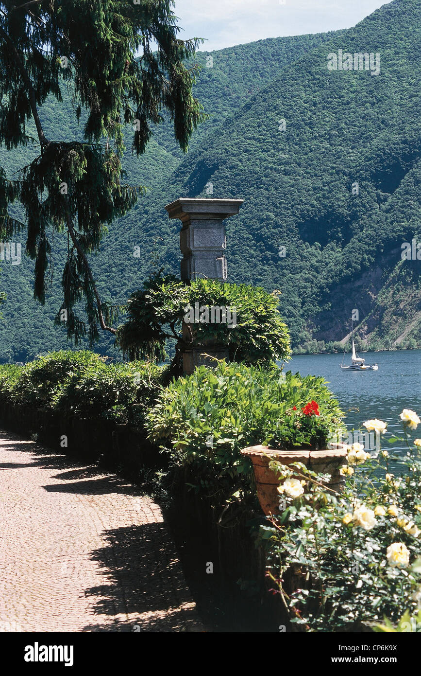 Villa favorita lugano switzerland fotografías e imágenes de alta
