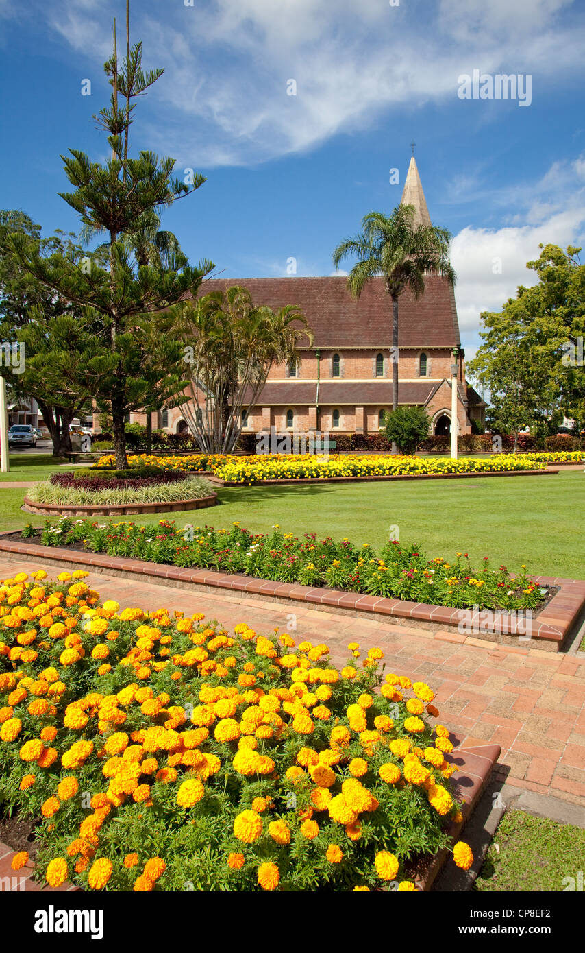 La Iglesia de Cristo, Iglesia Anglicana, Bundaberg, Queensland, Australia Foto de stock