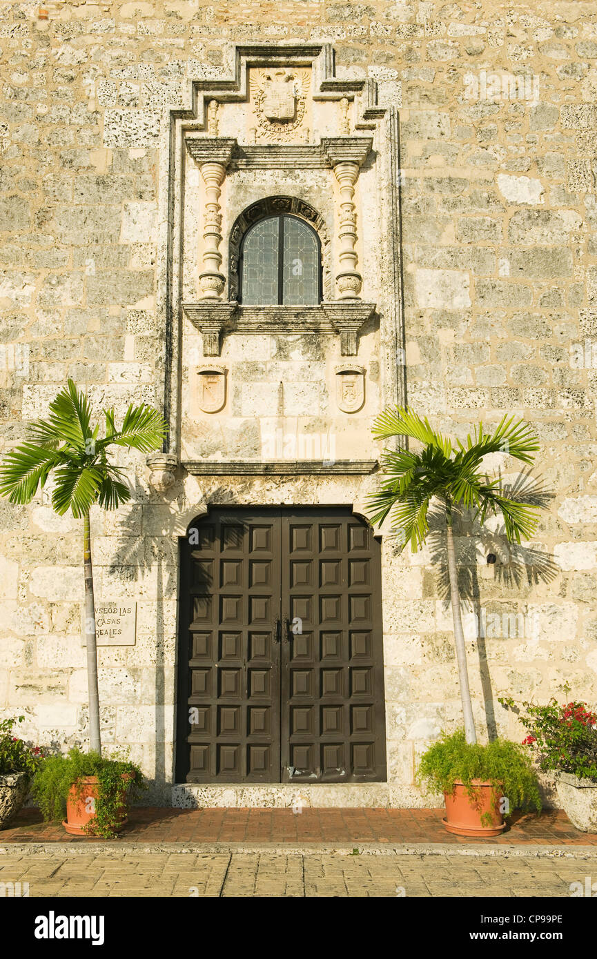 Museo de las Casas Reales (siglo xvi), Distrito Colonial, Fort Ozuma, Santo Domingo, República Dominicana Foto de stock