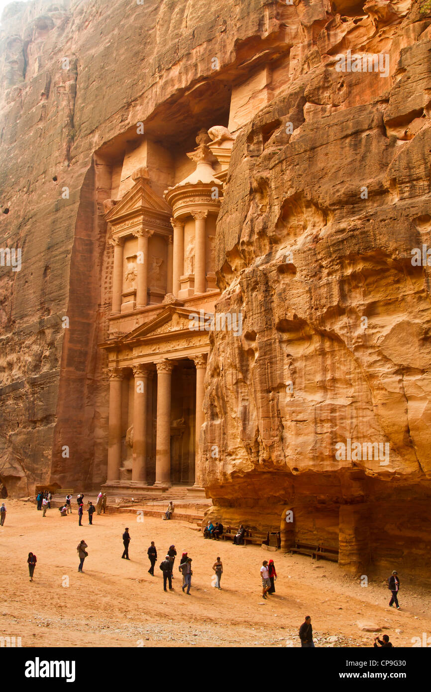 Petra en Jordania Foto de stock