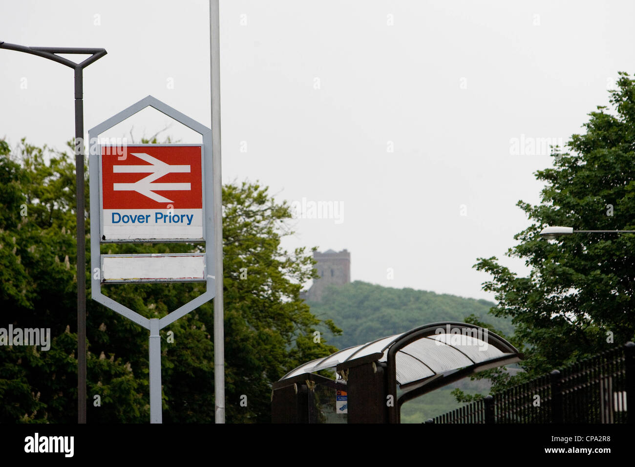Dover Priory Railway Station, Kent, Inglaterra, Reino Unido. Foto de stock