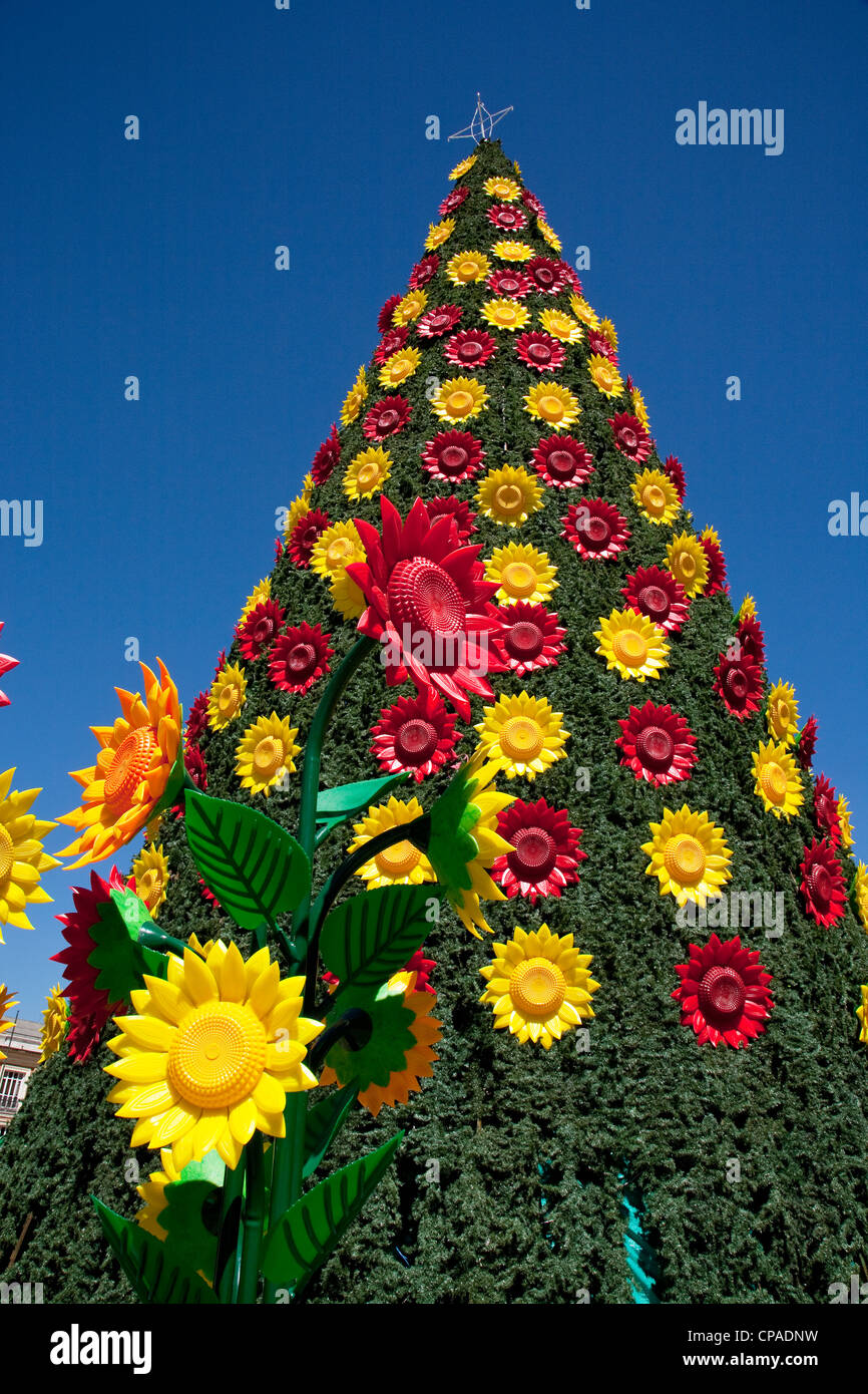 Árbol de Navidad de girasol Fotografía de stock - Alamy