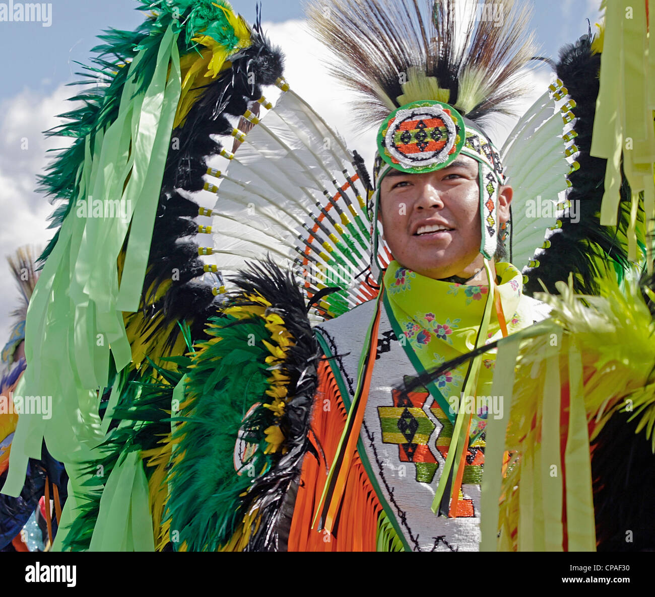 Scottsdale, Arizona, EE.UU. Montaña Roja Eagle powwow celebró en el Salt River Pima-Maricopa Indian Community. Foto de stock