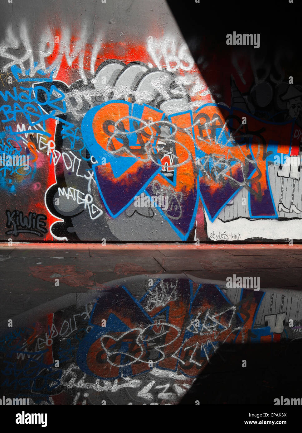 Graffiti. Foto de stock