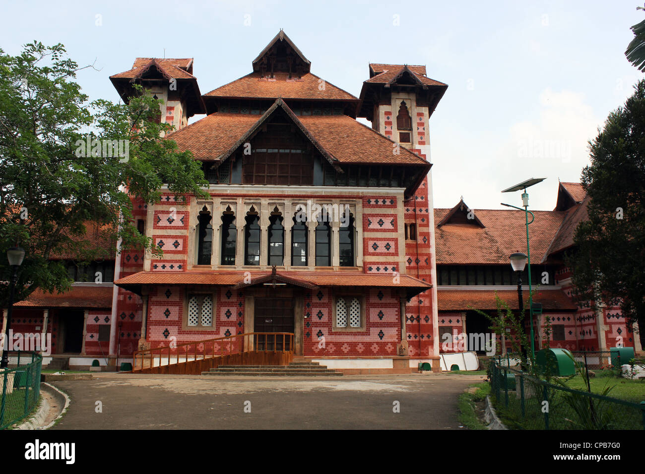 Napier Museo de Arte e Historia Natural Trivandrum, Kerala, India Foto de stock