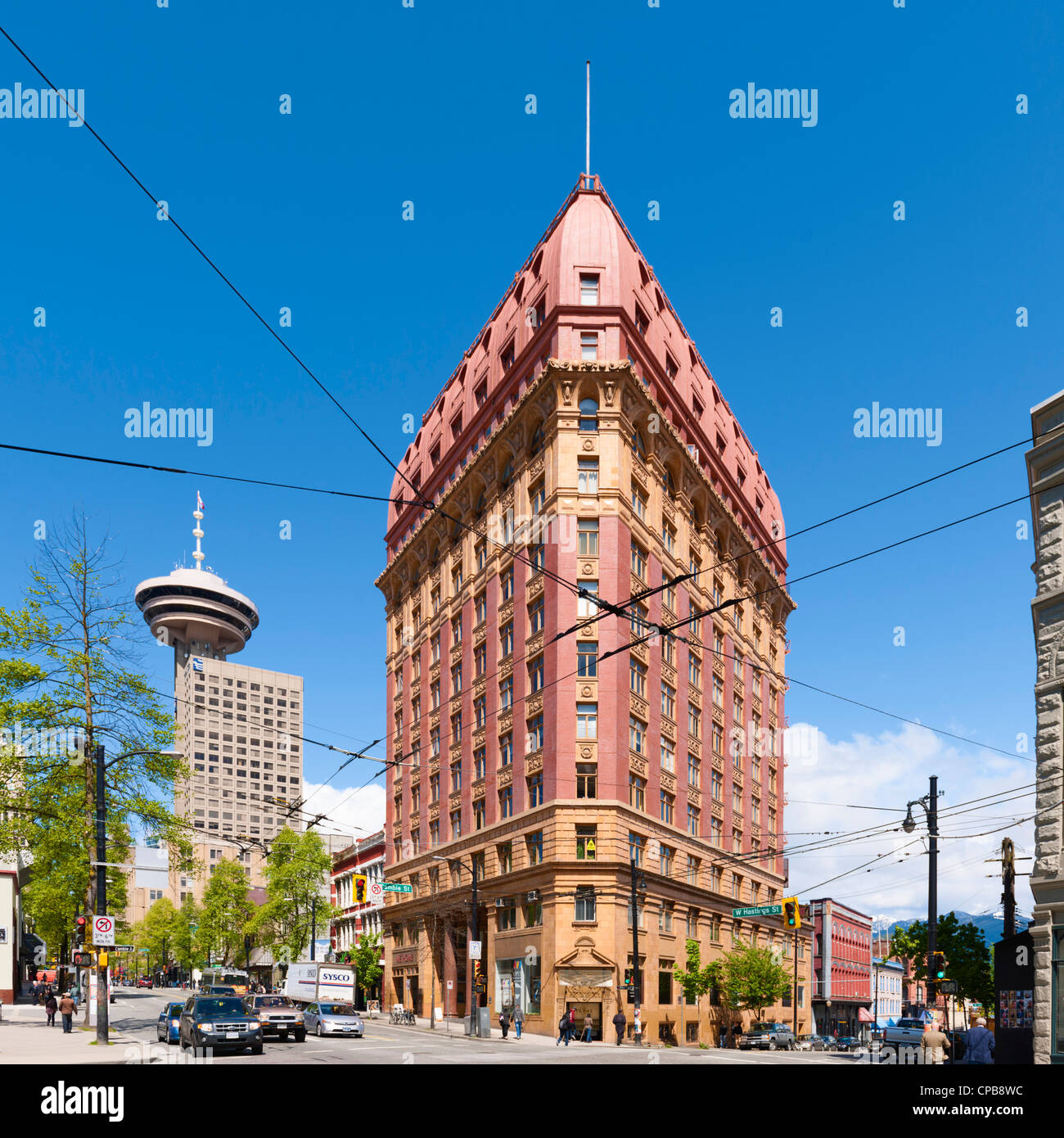 Dominion Building, Vancouver Foto de stock