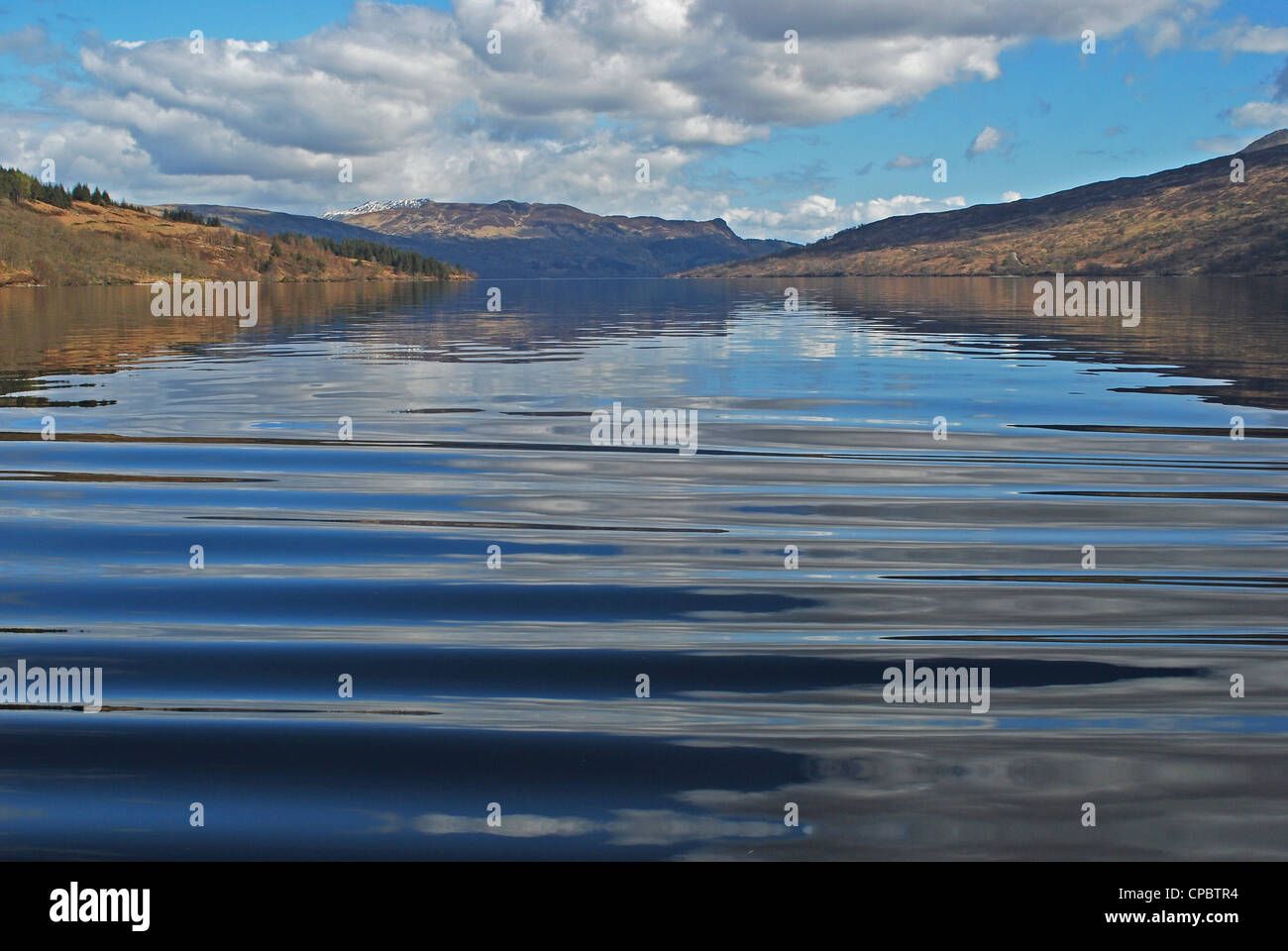 Loch Katrine, The Trossachs, Escocia Foto de stock