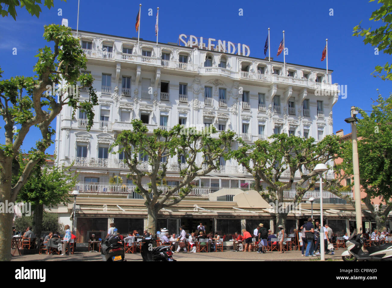Francia Provence Alpes Marítimos Hotel Splendid Cannes Foto de stock
