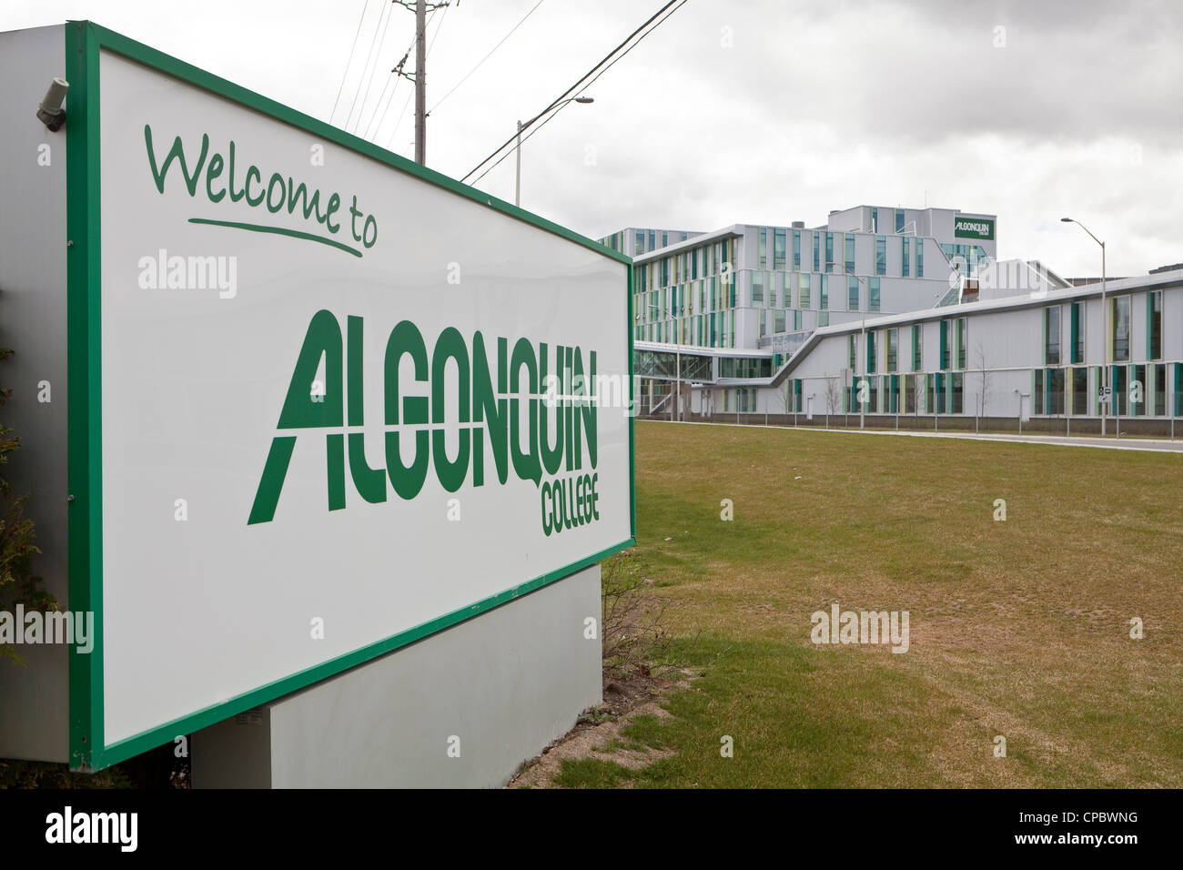 El Algonquin College es retratada en Ottawa Foto de stock