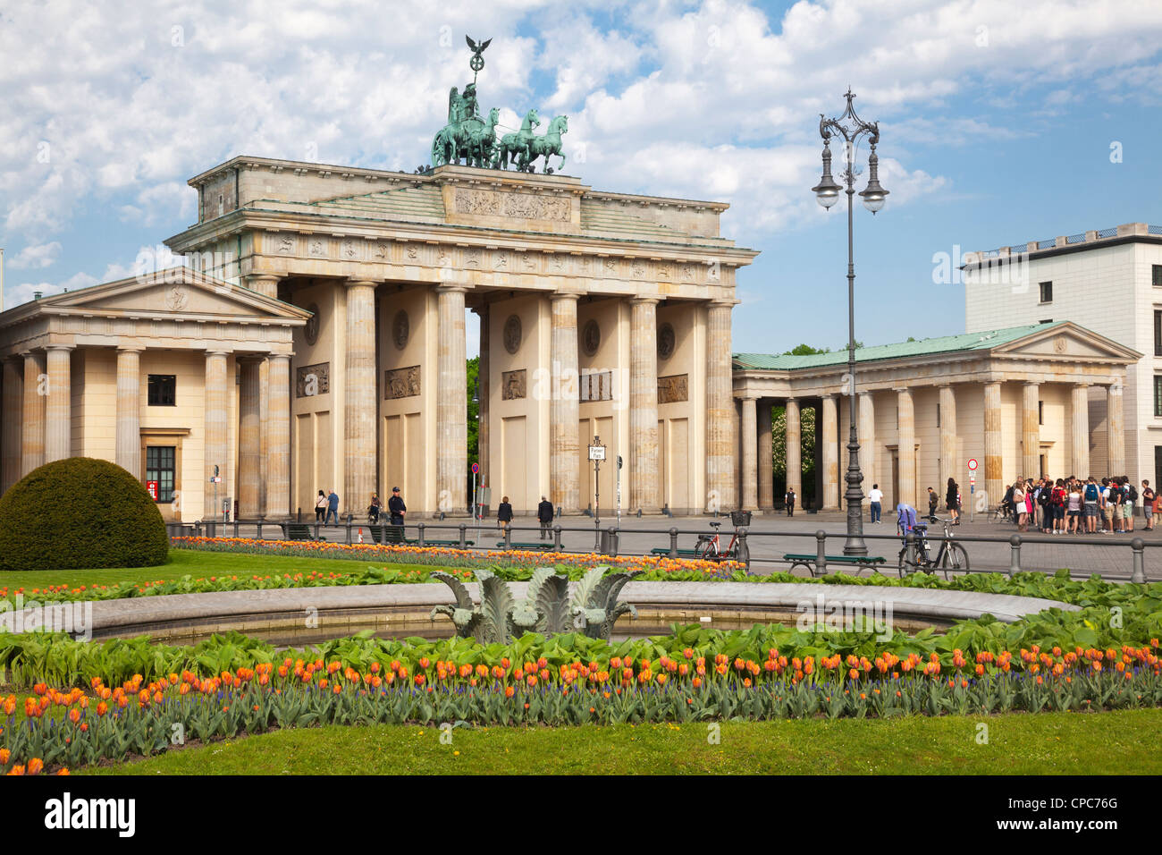 Puerta de Brandeburgo, Berlín, Alemania Foto de stock