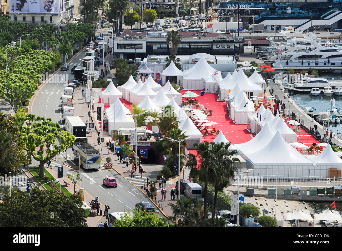 Vista general de la 65ª edición de festival internacional de cine de Cannes, en el sur de Francia. Foto de stock