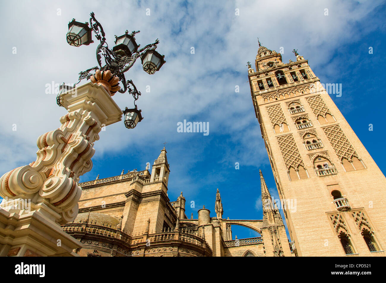 Europa, España, Andalucía, Sevilla Plaza Virgen de los Reyes Foto de stock