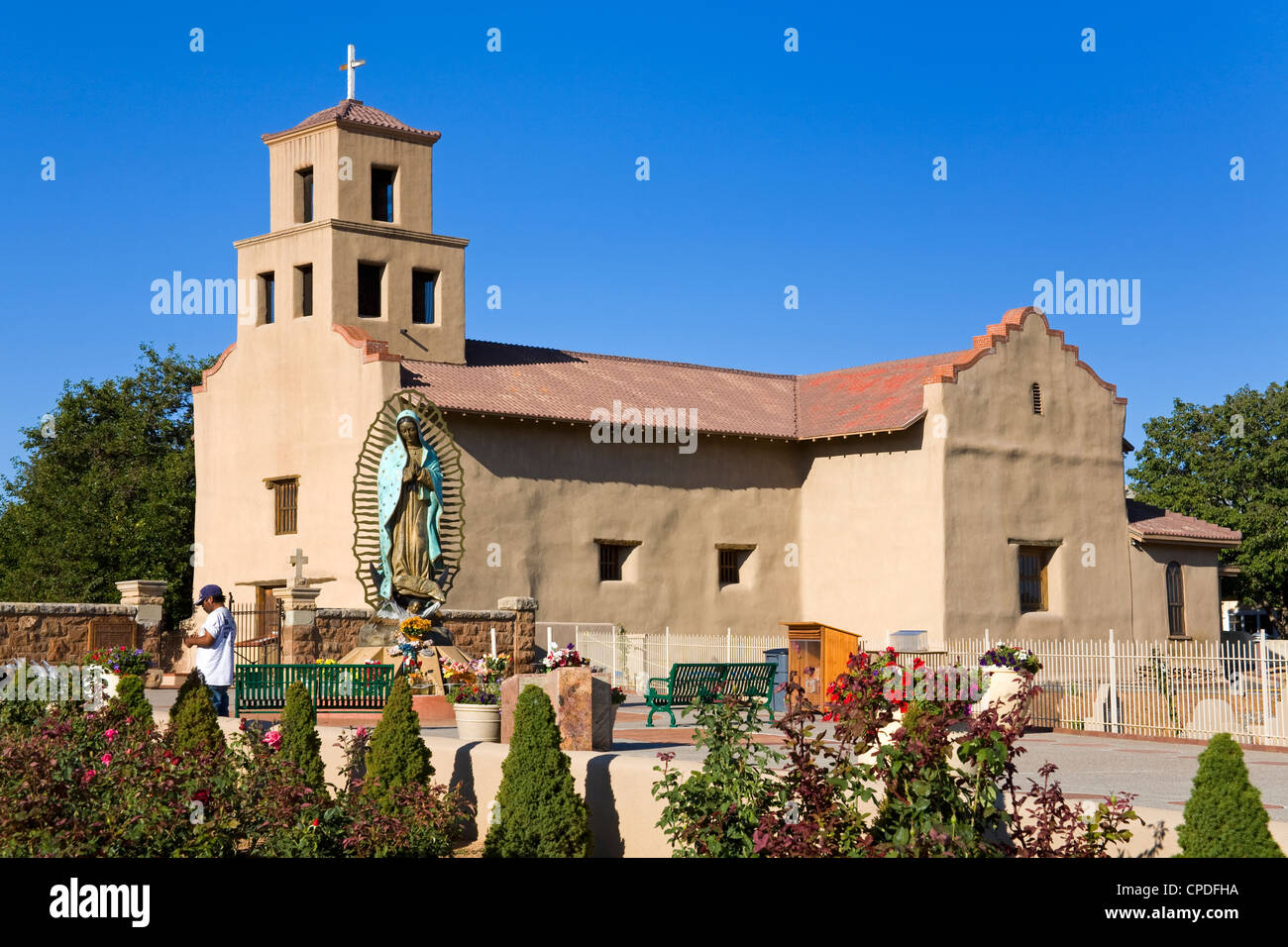 Santuario de la Iglesia de Guadalupe, en Santa Fe, Nuevo México, Estados  Unidos de América, América del Norte Fotografía de stock - Alamy