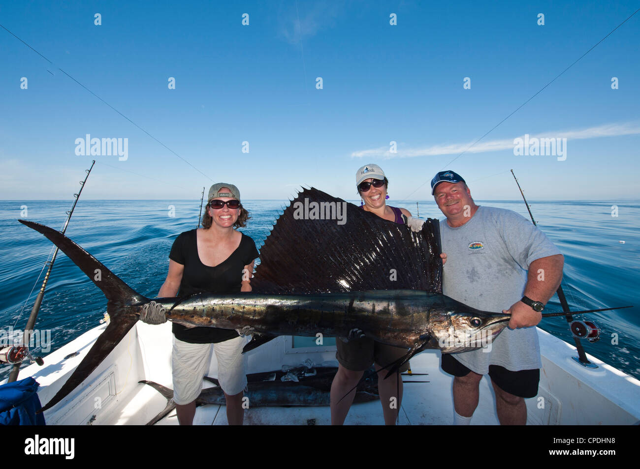 Deep-el mar, pesca deportiva de pez vela, Puerto Vallarta, Jalisco, México,  América del Norte Fotografía de stock - Alamy