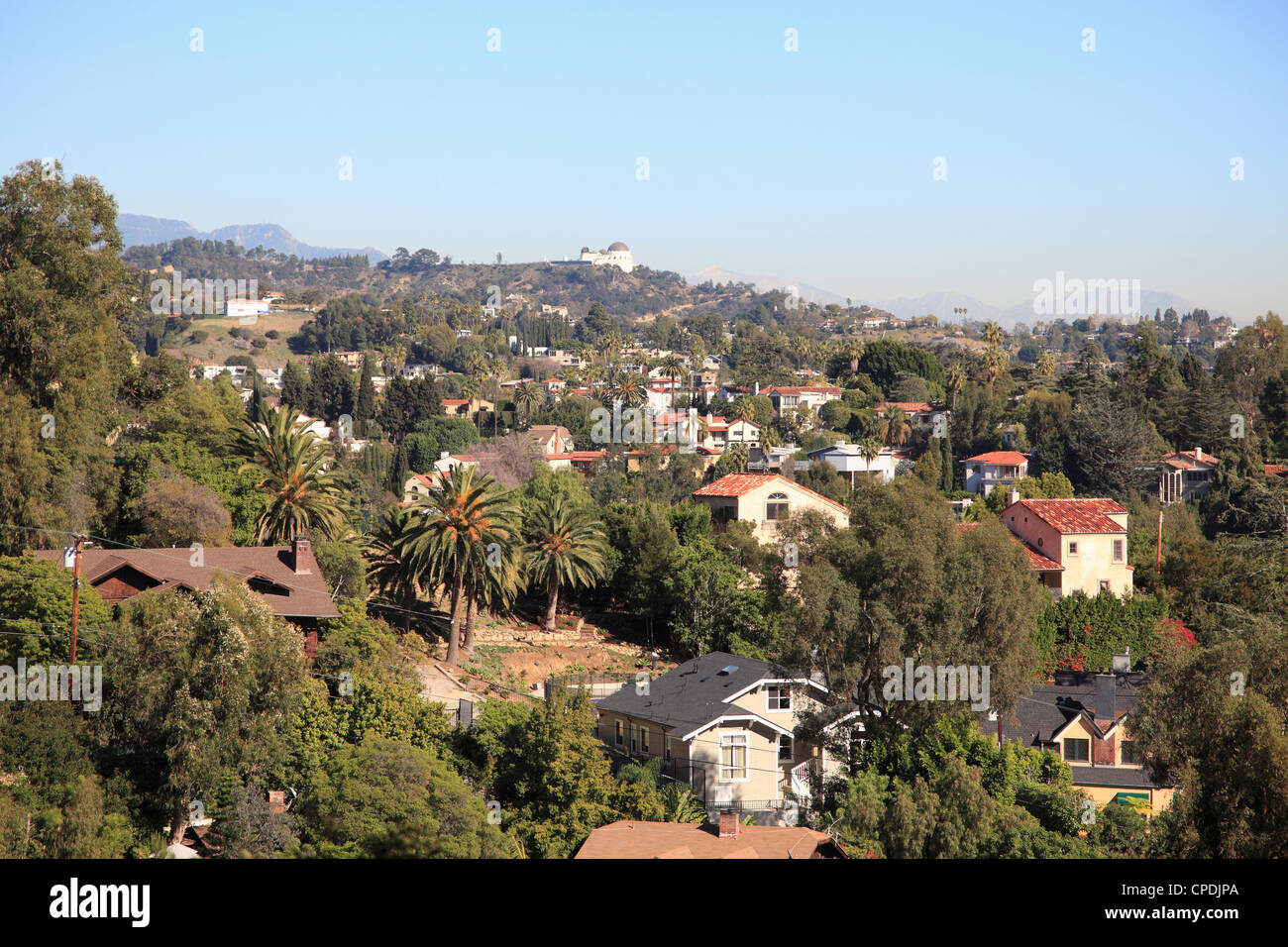 Hollywood Hills, Hollywood, Los Angeles, California, Estados Unidos de América, América del Norte Foto de stock