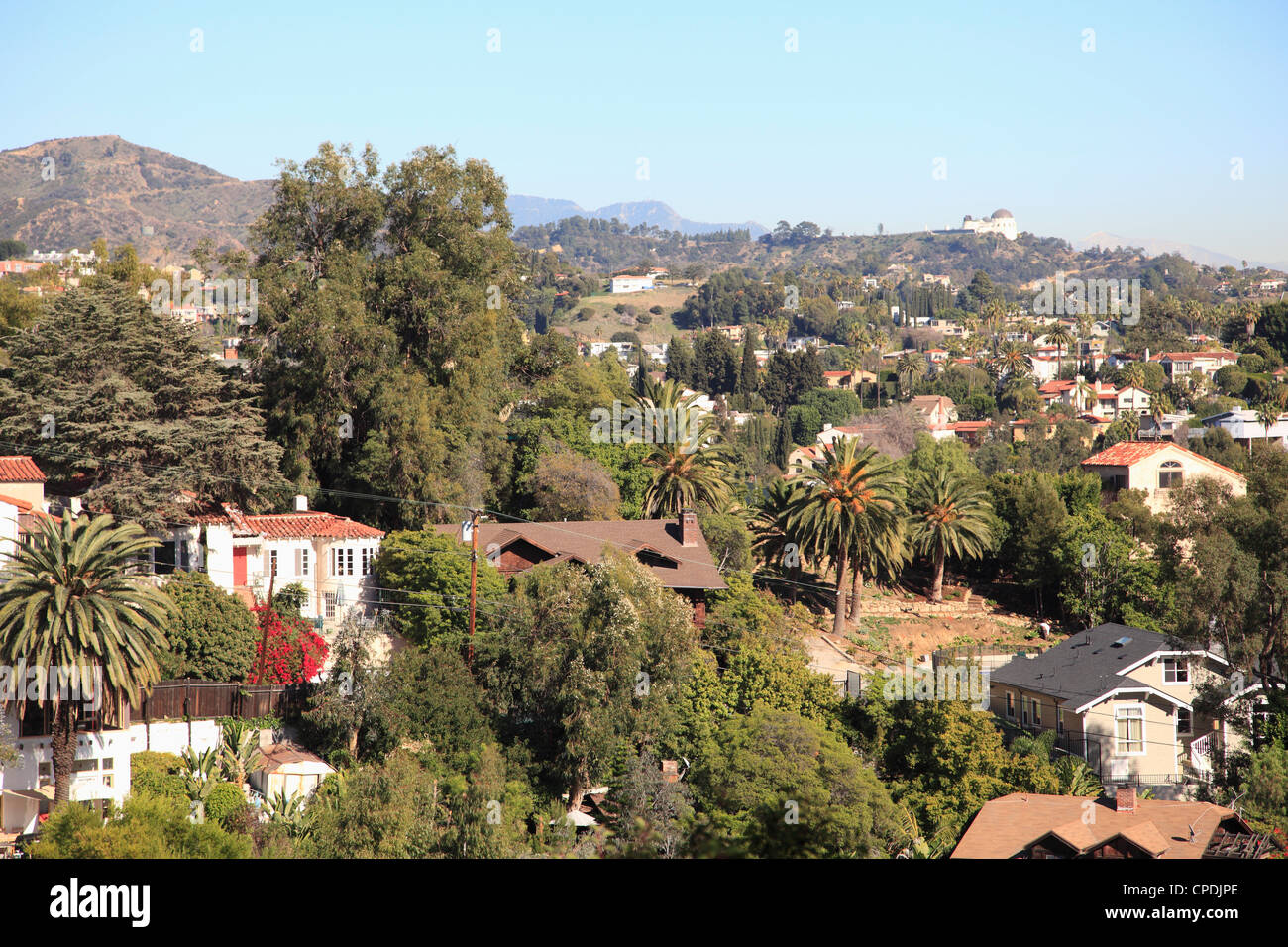 Hollywood Hills, Hollywood, Los Angeles, California, Estados Unidos de América, América del Norte Foto de stock