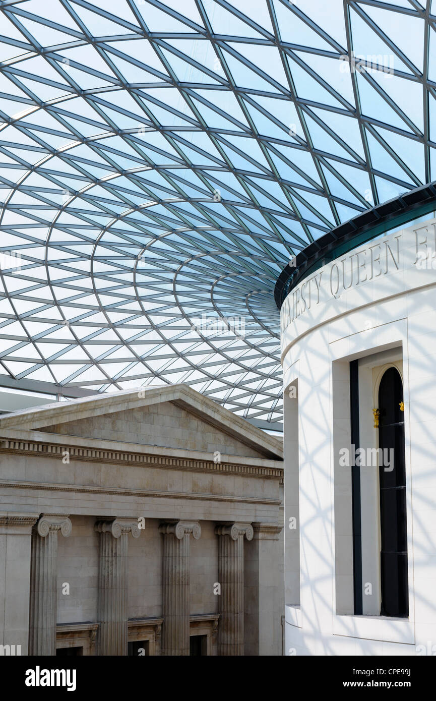 Gran Corte, British Museum, Bloomsbury, Londres, Inglaterra, Reino Unido, Europa Foto de stock