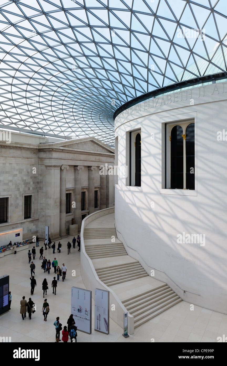 Gran Corte, British Museum, Bloomsbury, Londres, Inglaterra, Reino Unido, Europa Foto de stock